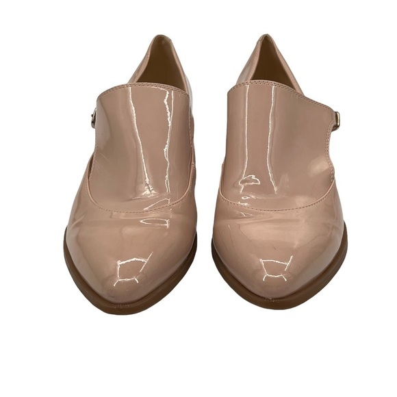 Nine West Nyessa Pale Pink Patent Synthetic Monk Strap Loafers Size 7 Women's - Picture 3 of 9